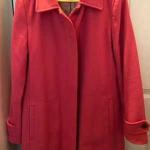 💕➡️ JCrew Wool Winter coat! Beautiful Pink Color